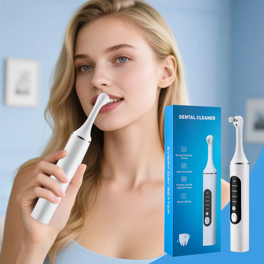 Teeth Whitening Zoom - 전동 치아 광택기 치아 미백 클리너