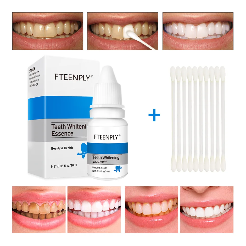 Teeth Whitening Near Me - FTEENPLY 치아 미백 에센스 파우더 구강