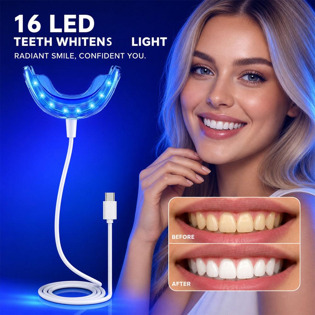 Teeth Whitening Gum - 치아 미백 촉진기 스마트 LED 블루