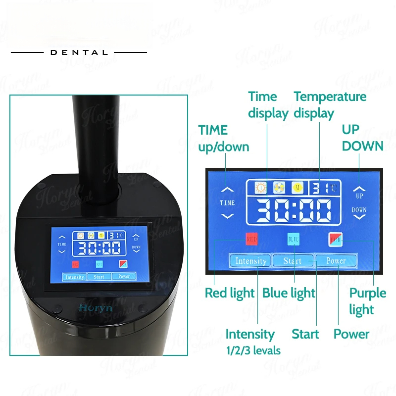 80W 리프트형 치과용 냉광 램프 블루 컬러 터치스크린 - Teeth Whitening Zoom 리뷰 및 가격