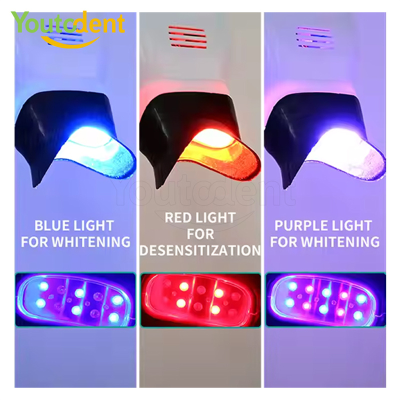 전문 치과용 3색 광 램프 치아 미백기 미백 촉진 장치 - Teeth Whitening With Led Light 리뷰 및 가격