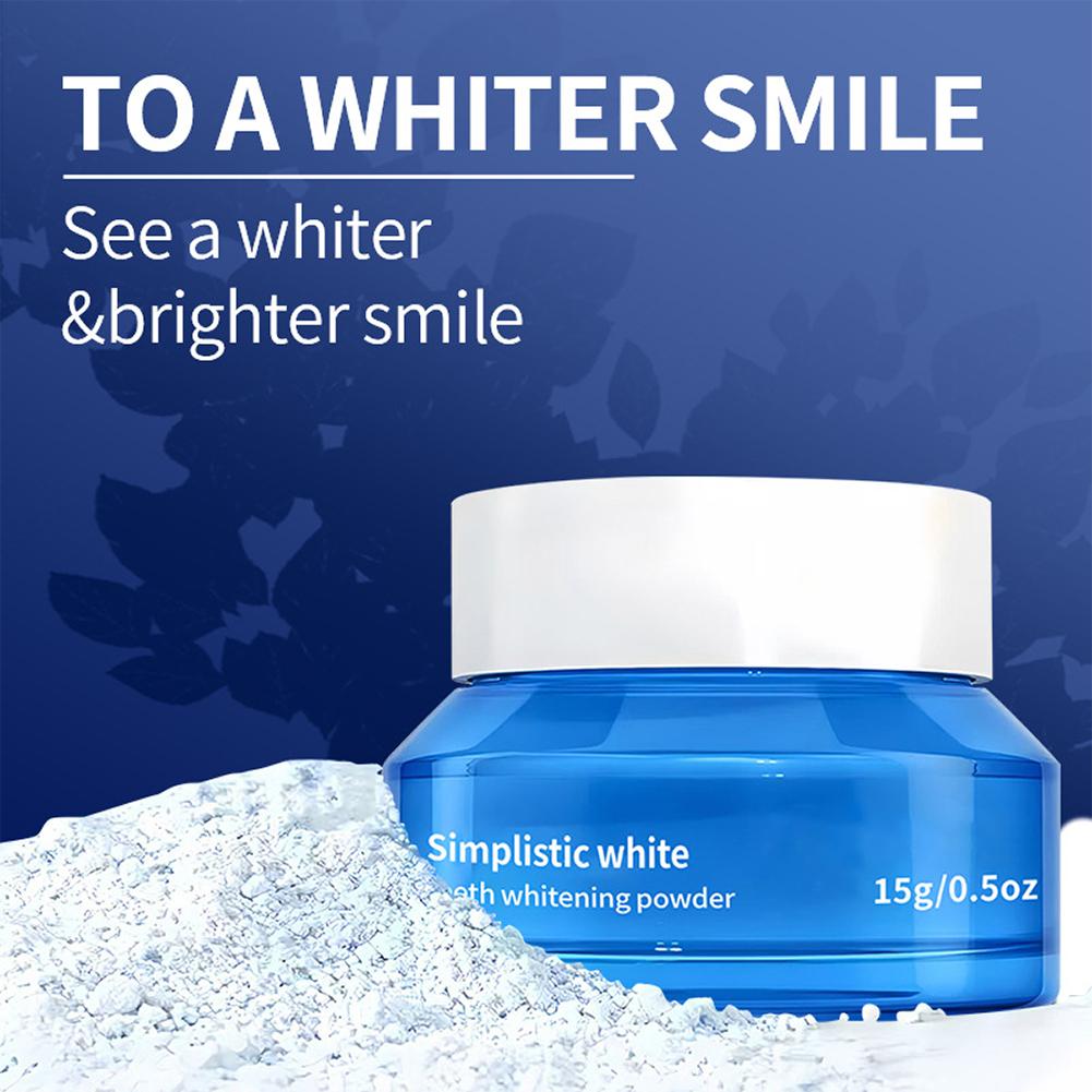 심플한 화이트닝 치아 미백 파우더 얼룩 제거 치아 파우 - Teeth Whitening Near Me 리뷰 및 가격