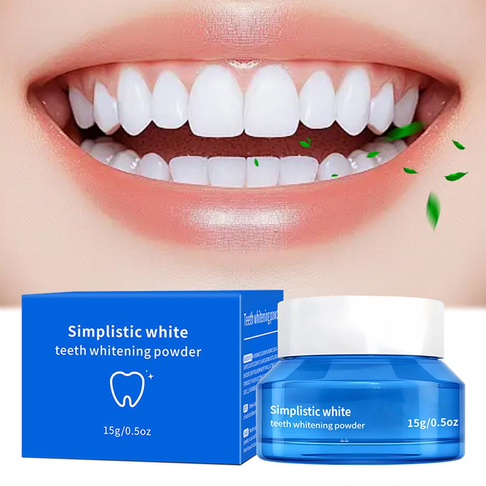 심플한 화이트닝 치아 미백 파우더 얼룩 제거 치아 파우 - Teeth Whitening Near Me 리뷰 및 가격