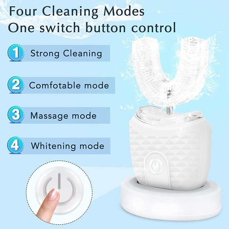 U자형 충전식 라이트 빠른 미백 치아 미백기 전문 치아 - Teeth Whitening Zoom 리뷰 및 가격