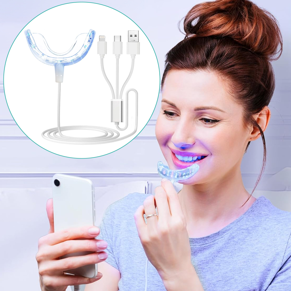 치아 미백 가속기 라이트, 16배 더 강력한 파란색 L - Teeth Whitening Zoom 리뷰 및 가격