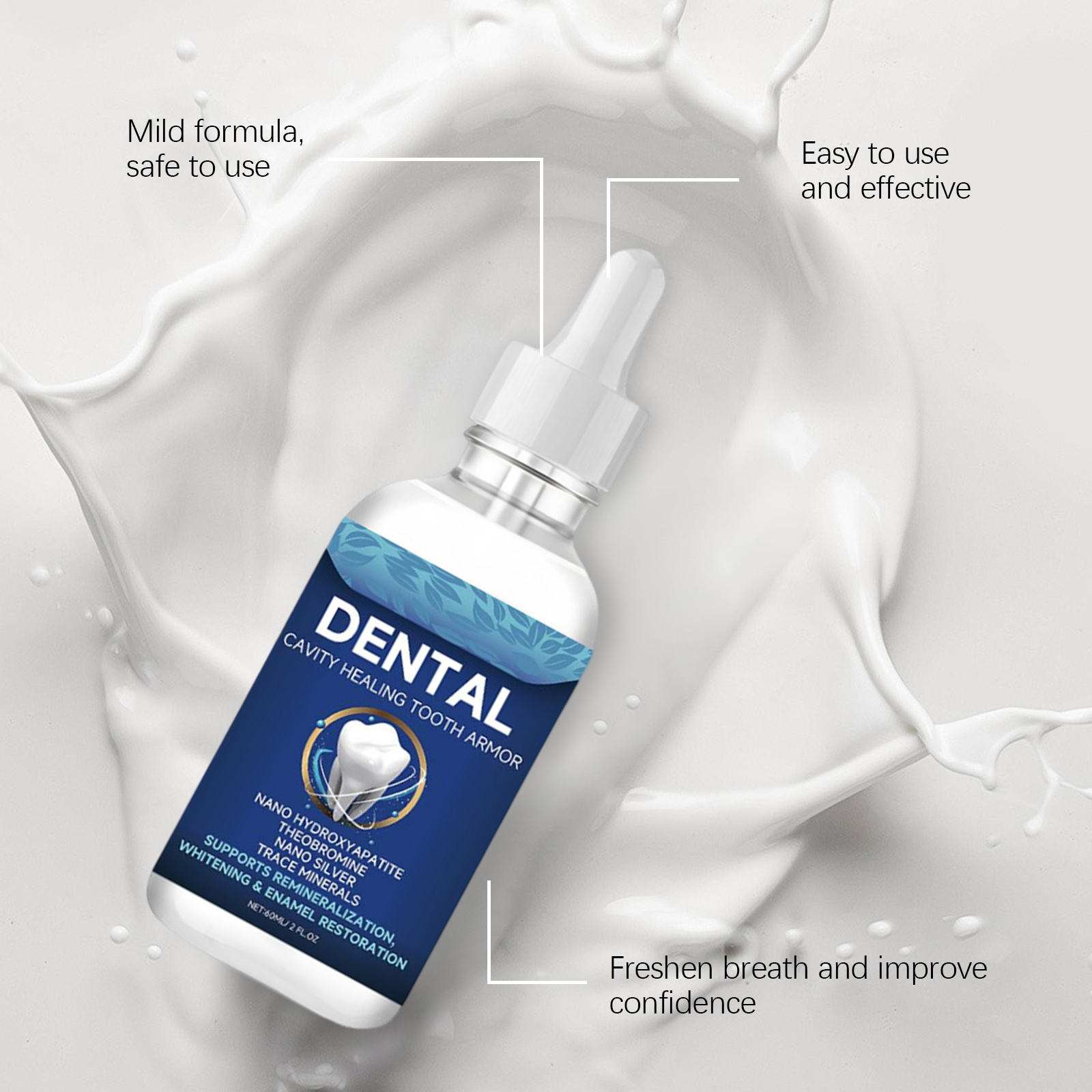 60ml 나노 하이드록시아파타이트 치아 보호액 에나멜  - Remineralizing Toothpaste 리뷰 및 가격
