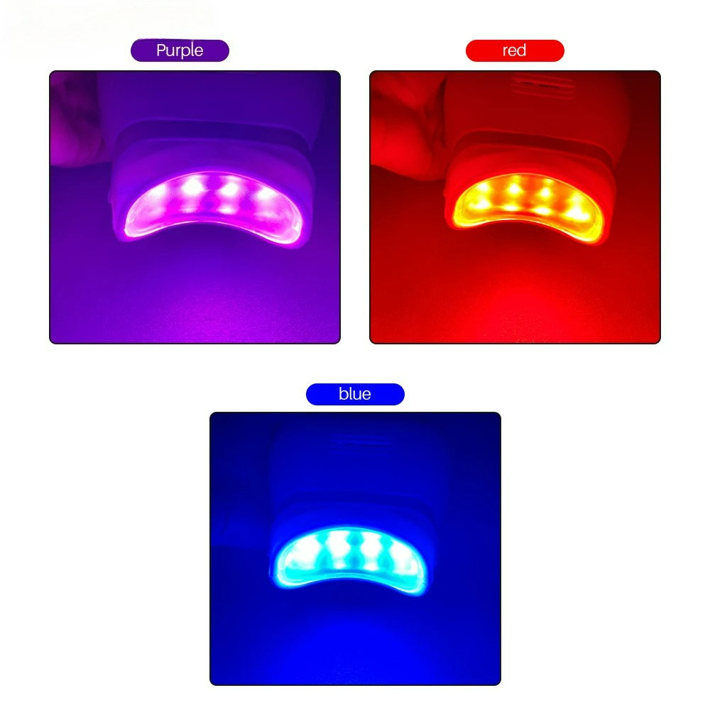조절 가능한 3색 LED 치아 미백 촉진기 치과용 냉광 - Teeth Whitening With Led Light 리뷰 및 가격