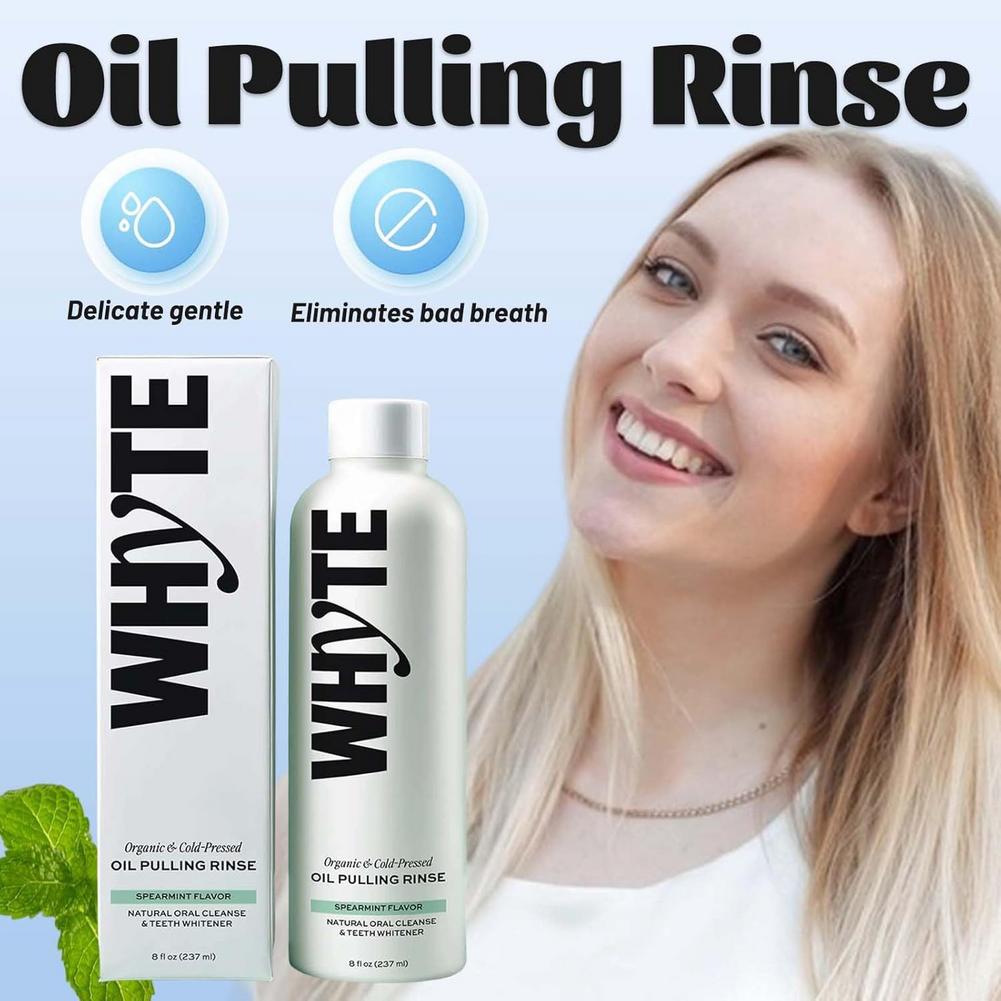 WHYTE 유기농 콜드 프레스 방식으로 추출한 오일,  - Teeth Whitening Oil Pulling 리뷰 및 가격
