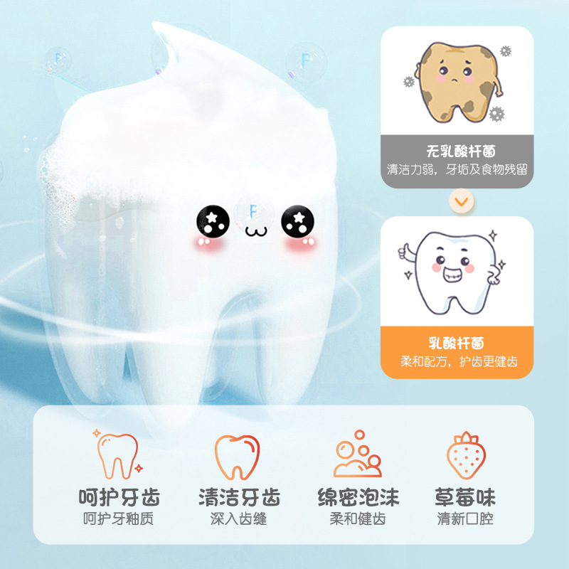 프로바이오틱 어린이 치약은 치아를 부드럽게 세척하고,  - Remineralizing Toothpaste 리뷰 및 가격