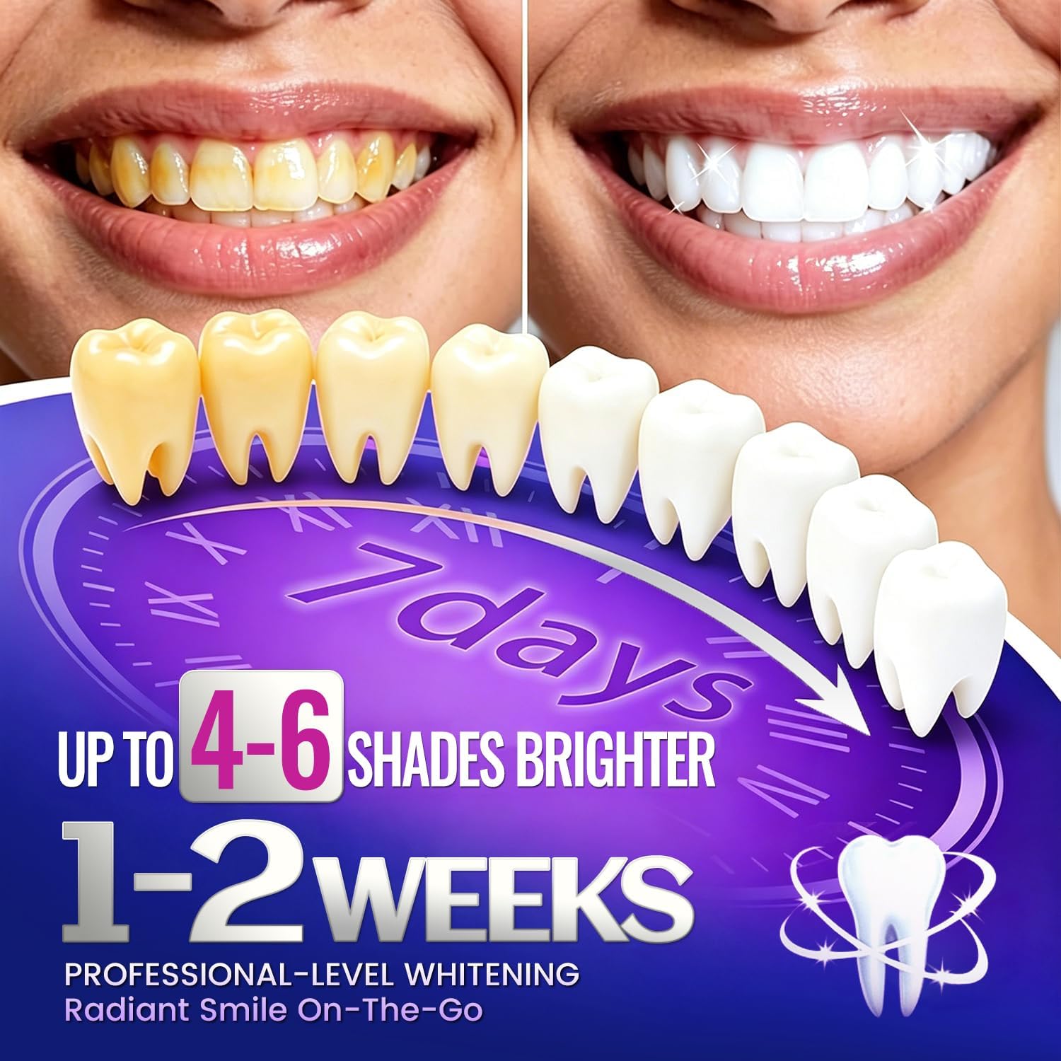 KHAZIX 치아 미백 스트립 7쌍, 사용하기 쉬운 미 - Teeth Whitening Oil Pulling 리뷰 및 가격